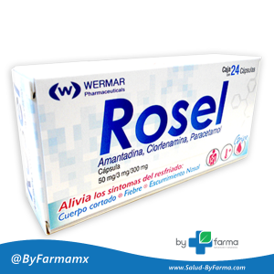 Rosel (Amantadina, Clorfenamina, Paracetamol) 24 cap
