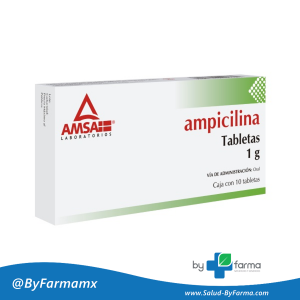 Ampicilina 1g. Tabletas