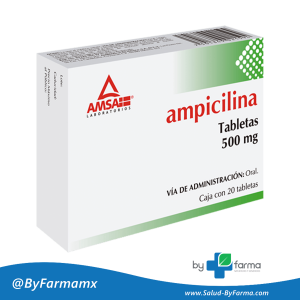 Ampicilina 500mg tabletas