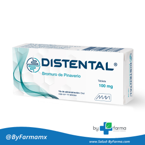 Distental Bromuro de Pinaverio 100 mg. tabletas.