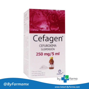 Cefagen cefuroxima 250 mg/ 5ml. Susp. 50 ml.