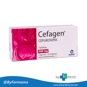 Cefagen cefuroxima tabletas 500 mg.