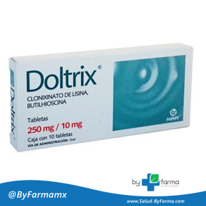 Doltrix clonixinato de lisina/butilhiosina tabletas 250mg/10mg.
