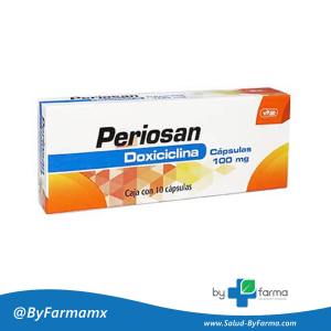 Periosan doxiclina 100mg 10 capsulas.