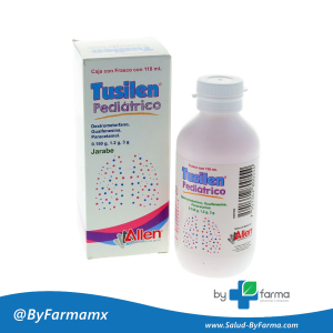 Tusilen pedriatico. Dextormetofano/guaifenisina/paracetamol jarabe