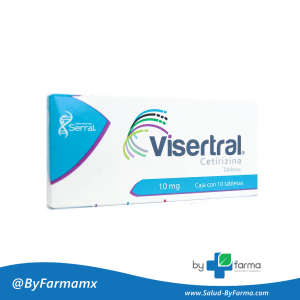 Visertral cetirizina 10mg. 10tab