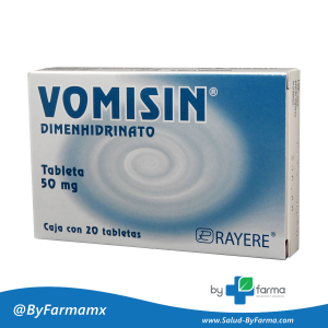 Vomisin dimenhidrinato 50 mg 20 tab.