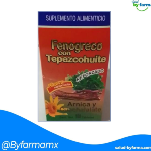 TABLETAS DE FENOGRECO CON TEPEZCOHUITE REFORZADO C/100