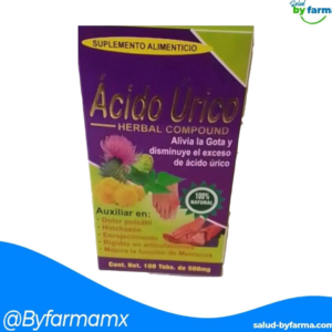 TABLETAS DE ACIDO URICO HERBAL COMPOUND C/100