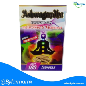 TABLETAS DE ASHWAGANDHA REFORZADA MELATONINA C/100