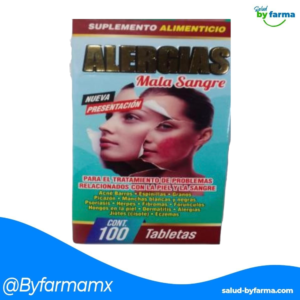 TABLETAS DE ALERGIAS MALA SANGRE C/100