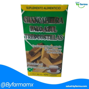 TABLETAS DE CHANCAPIEDRA PALO AZUL TRES COSTILLAS C/100