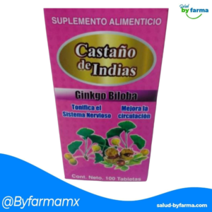 TABLETAS DE CASTAÑO DE INDIAS GINKGO BILOBA C/100
