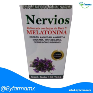 TABLETAS DE NERVIOS REFORZADO HOJA DE BACH MELATOTINA C/100