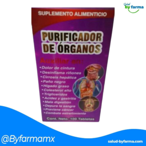 TABLETAS DE PURIFICADOR DE ORGANOS C/100