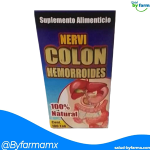 TABLETAS DE NERVI COLON HEMORROIDES C/100