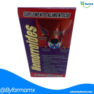 TABLETAS DE HEMORROIDES C/100