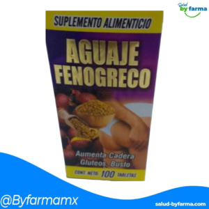 TABLETAS DE AGUAJE CON FENOGRECO C/100