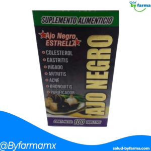 TABLETAS DE AJO NEGRO ESTRELLA C/100