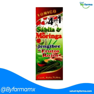 JARABE DE SABILA Y MORINGA 1L